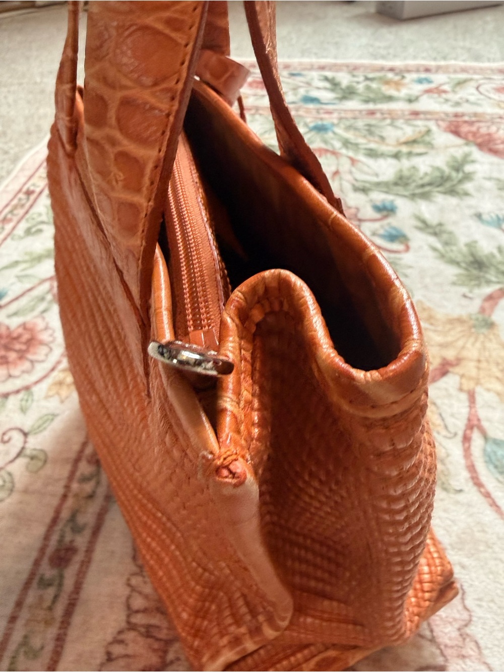 Furla Textured Leather Handbag - Picture 9 of 10